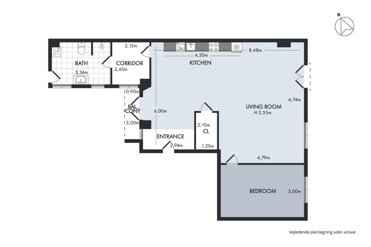 Sanders Monarch - Charming One-bedroom With Two Balconies * Kopenhagen